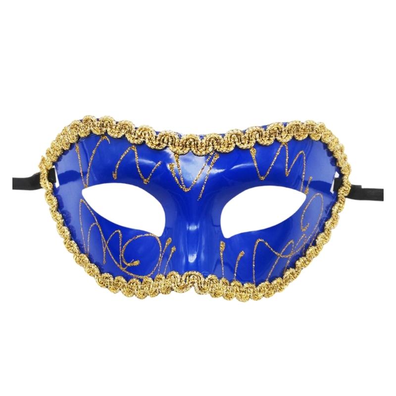 Hand Painted Mask Masquerade Mask Halloween Mask Masquerade Eye Mask For Men Women Halloween Costume Accessory