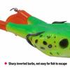 5PCS 12cm 9g Topwater Frog Lures Floating Simulation Fishing Lure Lifelike Frog Lures  For Bass