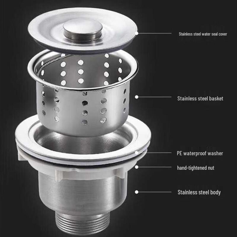 Stainless Steel 110-Type Kitchen Sink Drainer