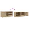 Vidaxl Szafka Pod Tv, Dąb Sonoma, 80X35X36,5 Cm