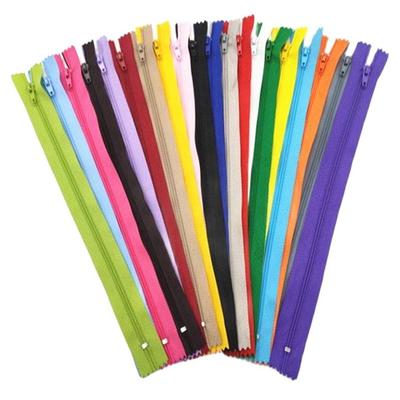10 Stück 3# 7,5 cm - 60 cm (3-24 Zoll) Geschlossener Nylon-Spiralreißverschluss, geeignet für Kleidung, 20 Farben, Reißverschlüsse zum Nähen