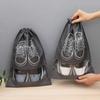 10PCS Shoe Storage Bag Non-Woven Waterproof Travel Organizer Drawstring Pouch Hanging Closet Bag for Cloth Shoe Dustproof Portable Bag