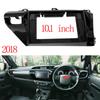 2 Din Fascia Frame Adapter Car Audio Radio 10.1 Inch  for Toyota Hilux 2018 CD/DVD Player Stereo Panel Dash Trim