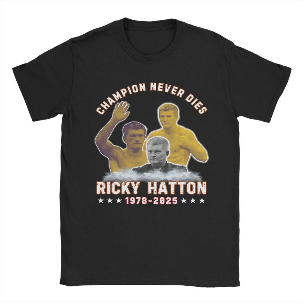 Graphic Printed Ricky Hatton T Shirt For Unisex 100% Cotton T-shirts Short Sleeve Clothing