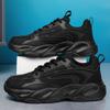 Autumn Men's Shoes New Breathable Mesh Running Shoes Men's Trend Versatile Non-slip Thick-soled Sports Casual Dad Shoes Men