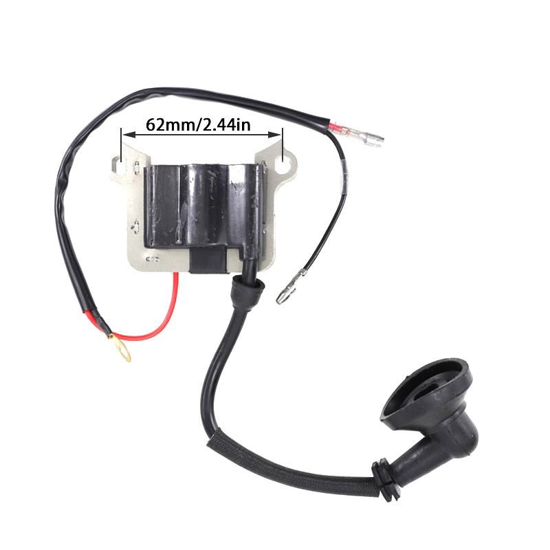 Ignition Coil 1E48F Ignition Coil Ignition Coil Fit For 63Cc Brush Cutter Grass Trimmer 48 Engine 48F Grass Cutter Mower 1E48F