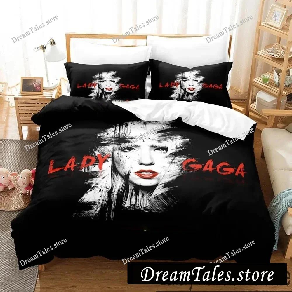 Singer Lady Gaga Sheets Quilt Covers Bedding Dormitory Sheets Bedding Set Soft Warm Bedding Set Luxury Gift Home Textileextile