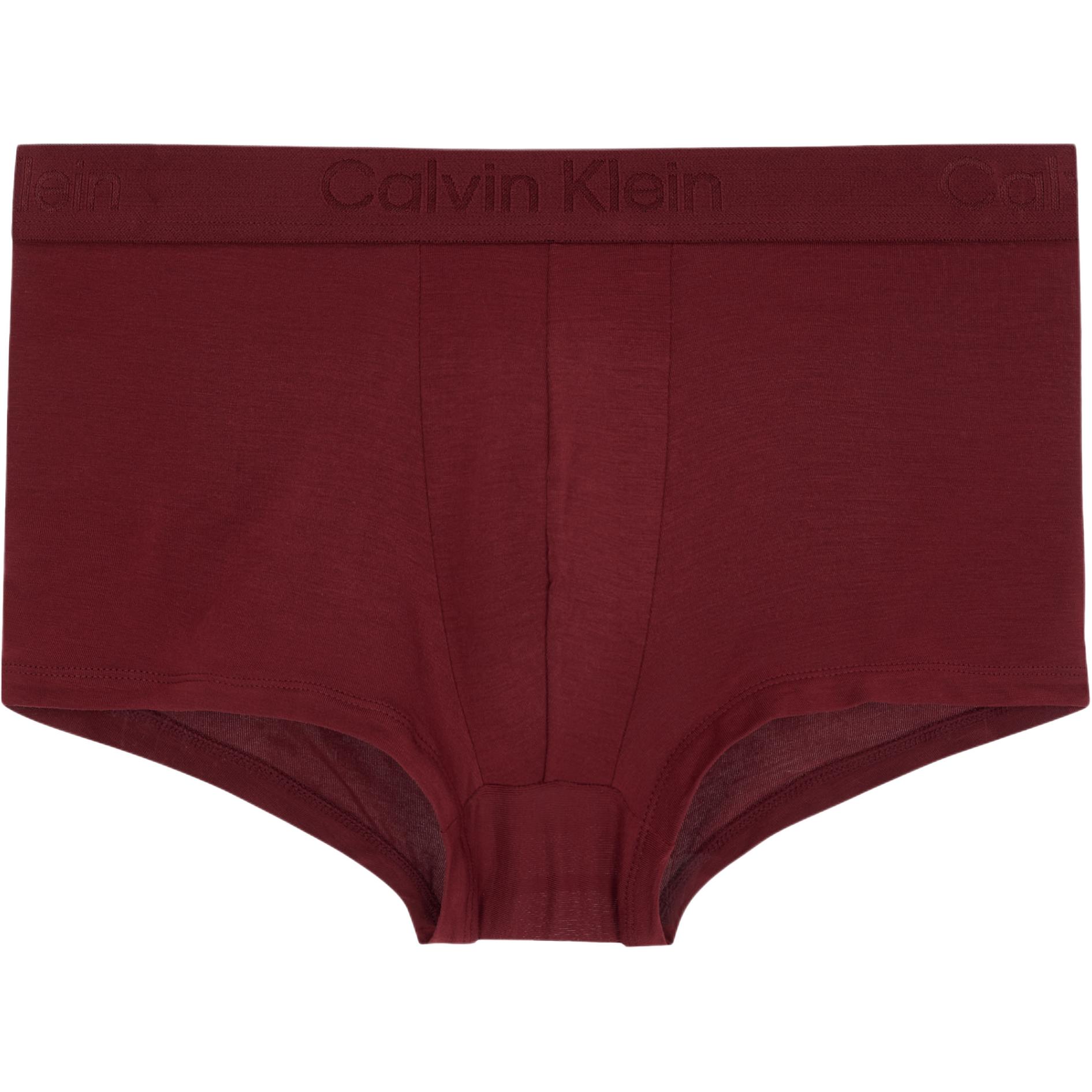

Calvin Klein Logo Mid-Rise Elastic Fit Breathable Underwear Men underwear Red NB3979-GEQ M