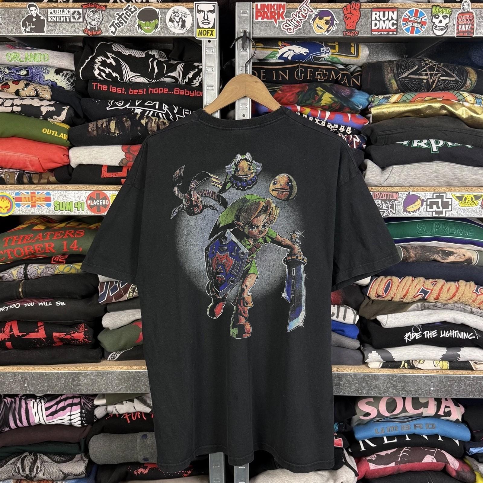 The Legend Of Zelda Majora Mask Promo T-Shirt Black XXL S