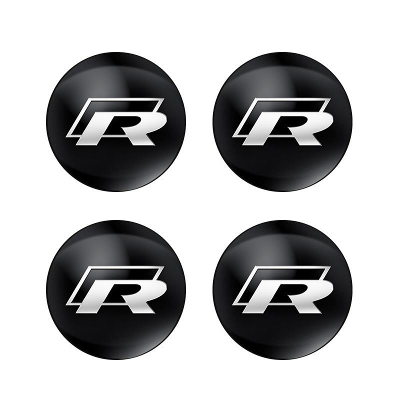Car Wheel Center Cover Hub Caps Decal Badge Stickers for VW Volkswagen MK6 Golf 6 Golf 7 Passat Tiguan Polo HYNS-D186 zf6