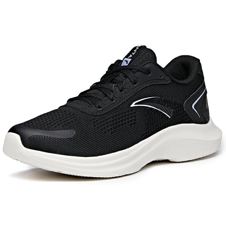 Anta Running Collection Breathable Low Top Running Shoes Women's Black White 122135571-1