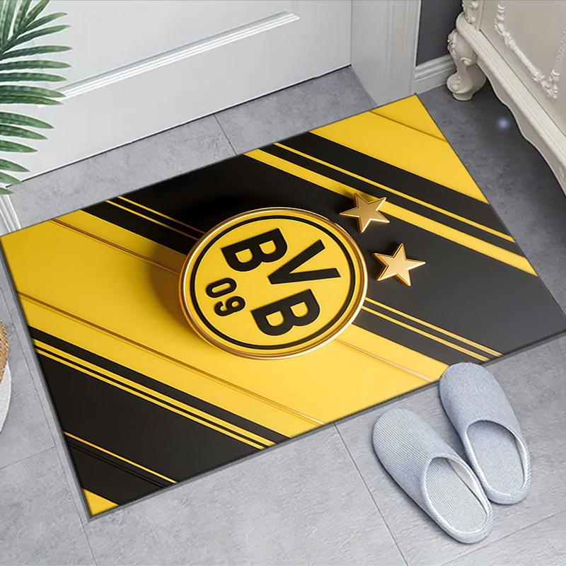 1pc Football Team Design Area Rug - Non-Slip, Soft & Cozy Floor Mat for Living Room, Bedroom, Office - Indoor/Outdoor Decorative Carpet