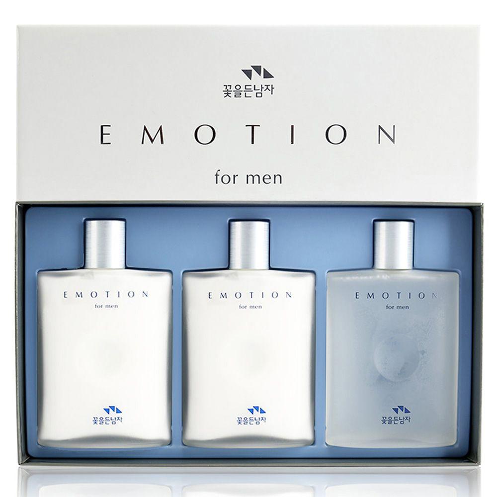 QAPFCCMQ Healthy Skin Herb Emotional Care Men s Set Skin 1 + Lotion 2