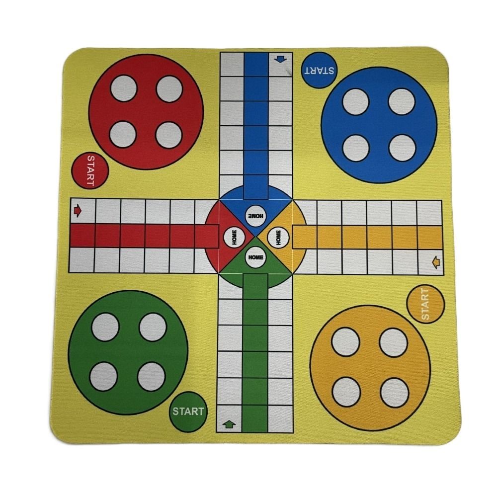 Folding Roll Up Ludo Chess Set Interactive Toy Chessboard Toy Family Toy Flying Chess  Board Game