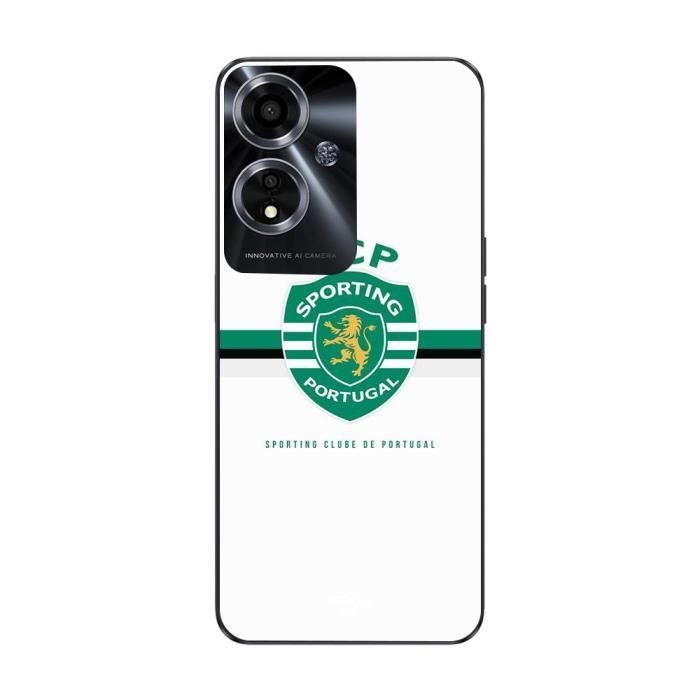 Coque pour Oppo A59 5G SCP SPORTING PORTUGAL FOND BLANC Maniacase