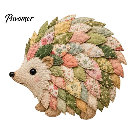 Creative Hobby Sets Garden Animal Patchwork DIY Kit, Floral Fabric Sewing Cute Retro Bundles Butterfly Bird Crafting Kit for Adults, Home Farmhouse