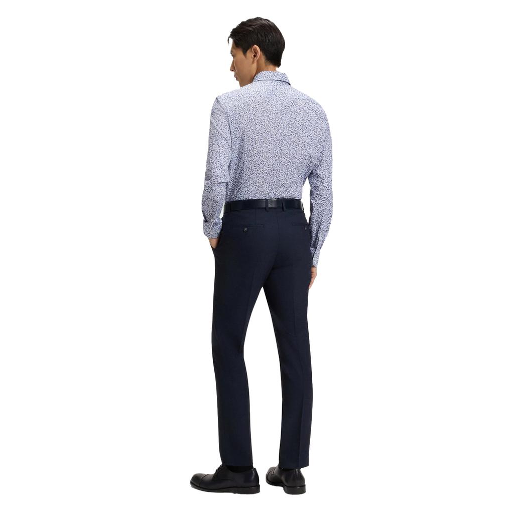 BOSS Mens Floral Slim Long-Sleeved Shirt