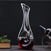 Wine Decanter Lead-free Crystal Glass Wine Decanter Home Bars Champagne Pourer Snail Shaped Decanter Brandy Bottle Container