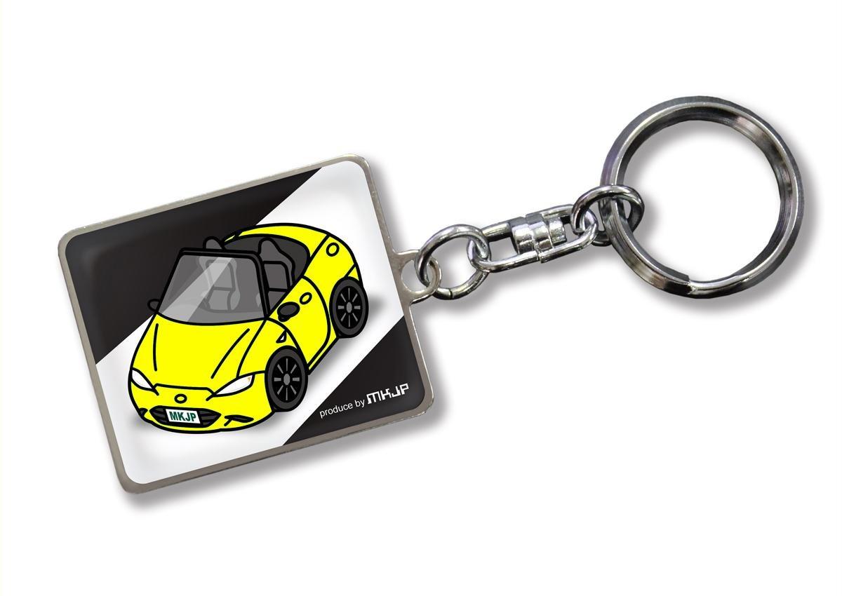 

Custom Keychain for Toyota Roadster Black Yellow Car Color [MKJP] ND, Base,