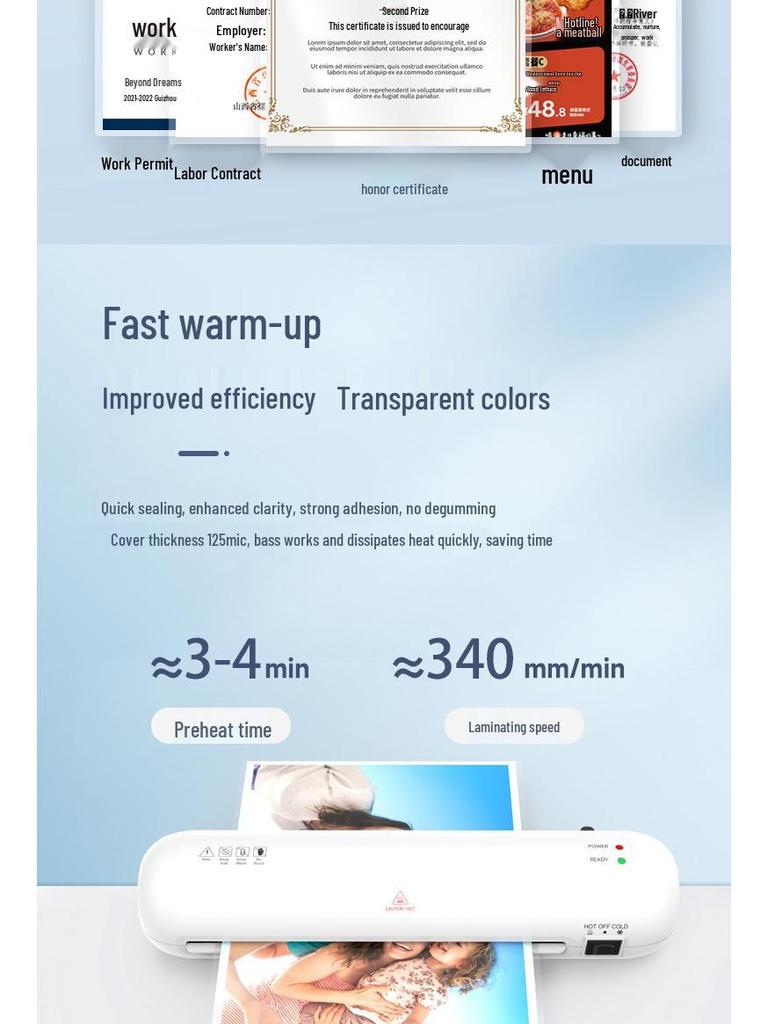 Shu Ou Osmile SL280 A4 Photo & Document Laminator