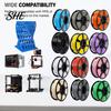 3D Printing Accessories PETG Printer Filament, 1.75mm Weather-Resistant High Toughness Filament for DIY Projects, Models and Crafts Stable