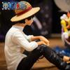 Anime 11Cm Figure Luffy Sitting Position Action Figure Pvc Model Statue Collection Figurine Doll Toy Birthday Gifts