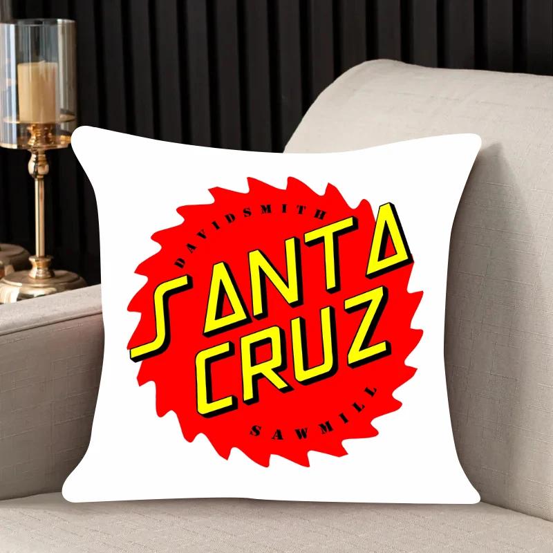 Pillow Case Double-sided Printed Sofa Cushion Cover Headrest Backrest Chair Cushion Cover Santa Cruz Home Decoration Custom Gift