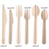 Wooden Eating Utensils Pack of 100 Disposable Cutlery Spoon Fork Knife Birchwood Cutlery Set Environmentally Friendly