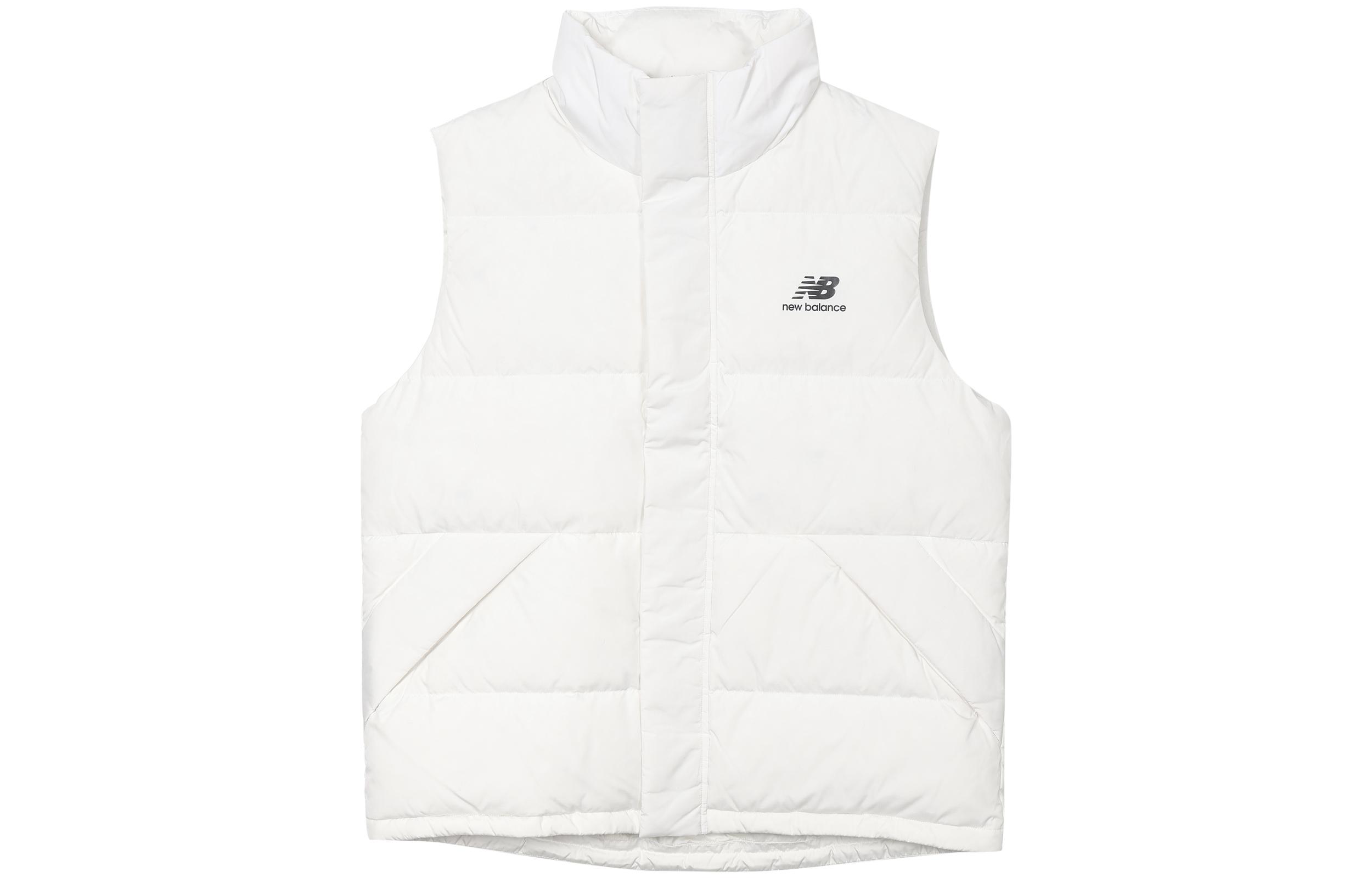New Balance Vests Men s White Stand Collar Moderate Other AMV23347-CIC XL