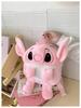 Stitch Cartoon Plush Doll Backpack - Cute & Fluffy Bag for Girls