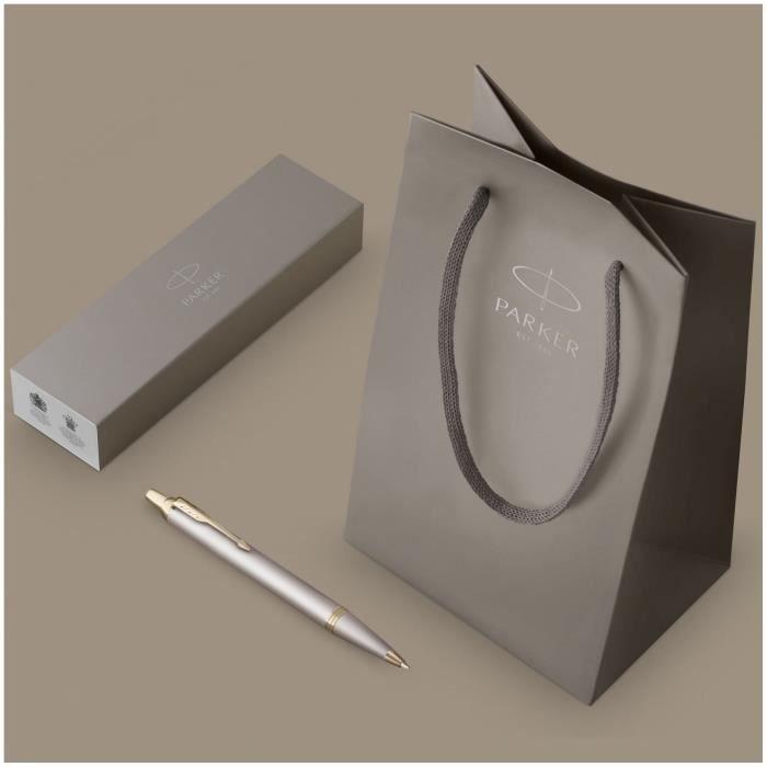 Stylo Bille Parker IM Monochrome - Champagne - Encre Bleue - Coffret Cadeau
