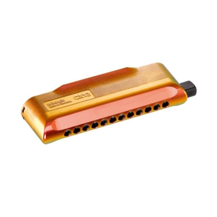 Hohner CX 12 Jazz Do - Red To Gold - Harmonica Chromatique