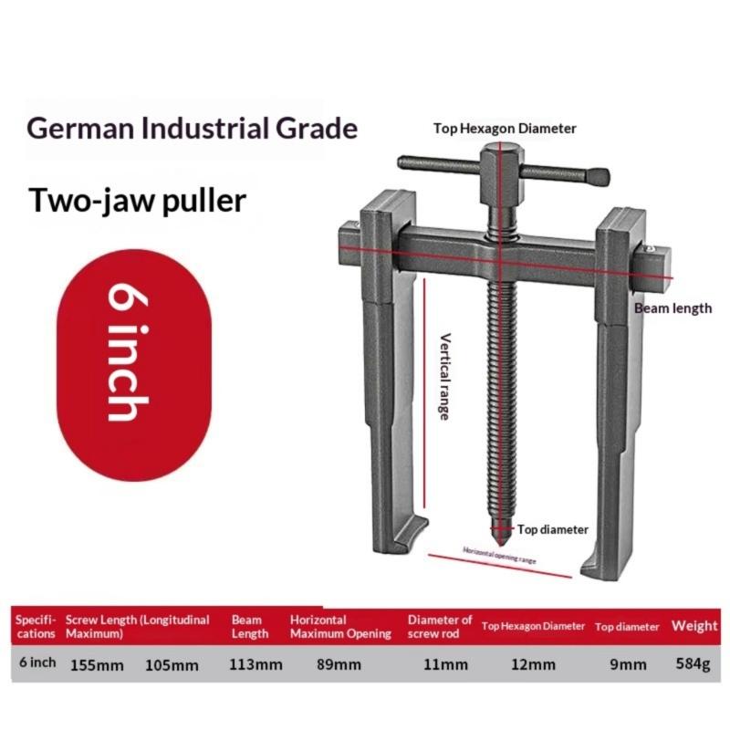 Portable Steel Mini Puller 2 Jaw Design for Workshop Applications Removal of Bearing and Wheel Strong Force