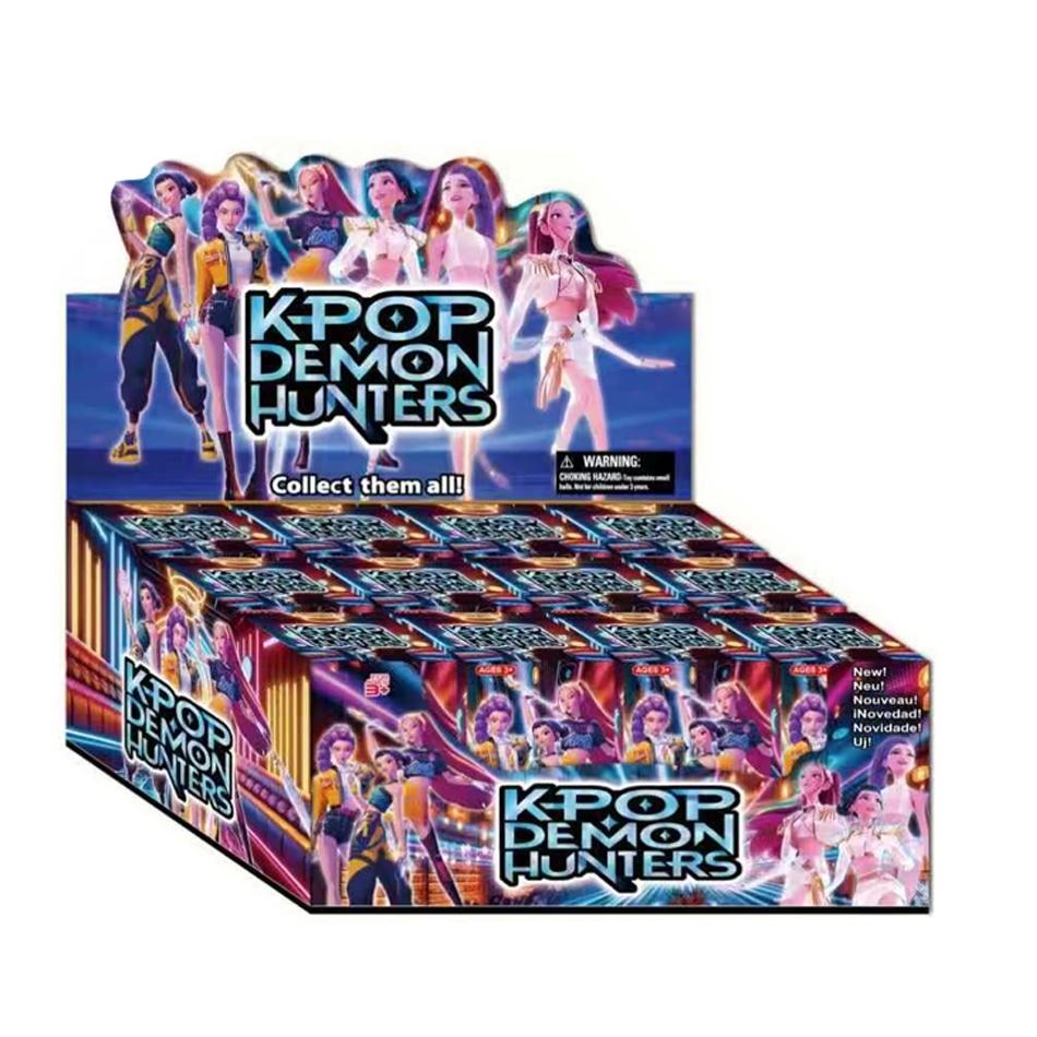 Anime Kpop "Devil Hunter" blind box, detachable fun blind bag, small statue, peripheral model, desktop blind box, decorative gif