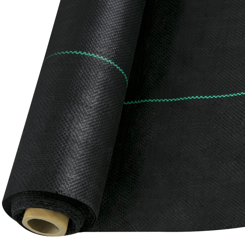 VEVOR 200 x 9144 cm Premium Weed Barrier Fabric Heavy Duty 90.7 g, Woven Weed Control Fabric, High Permeability Good for Flower Bed