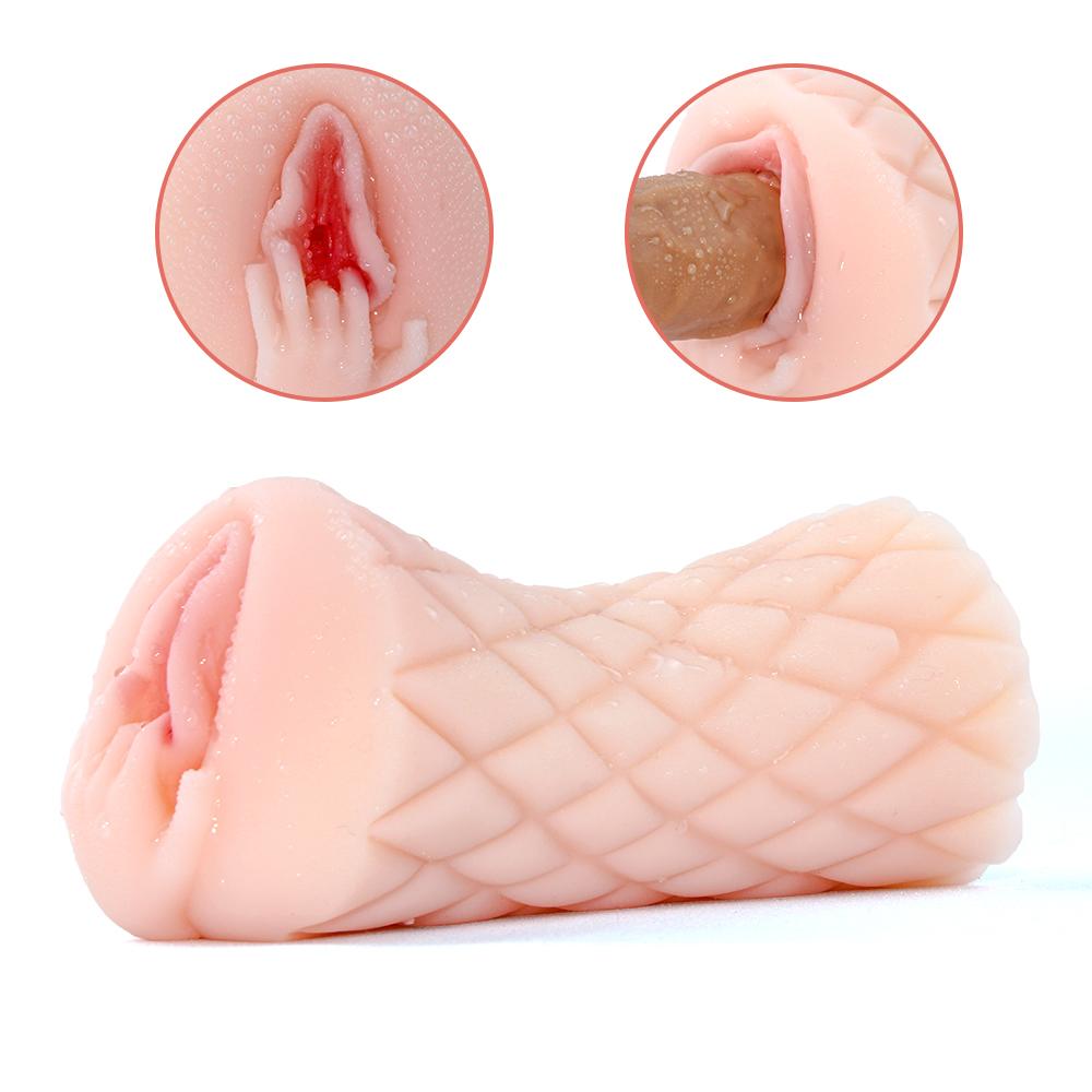 Nová vagína pre mužov Sexuálne hračky Vrecková umelá vagína Panna Hlboké hrdlo Mužský masturbátor Mäkký silikónový masturbačný pohár