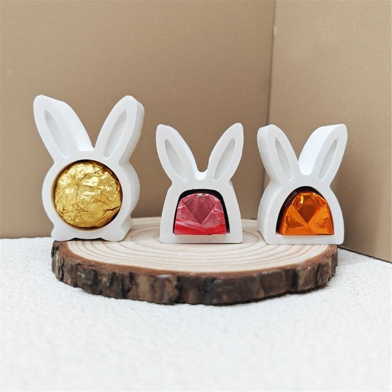 Silicone Molds Hollow Rabbits Molds Plasters Molds Casting Molds Ornament Molds Easters Rabbits Molds Baking Molds