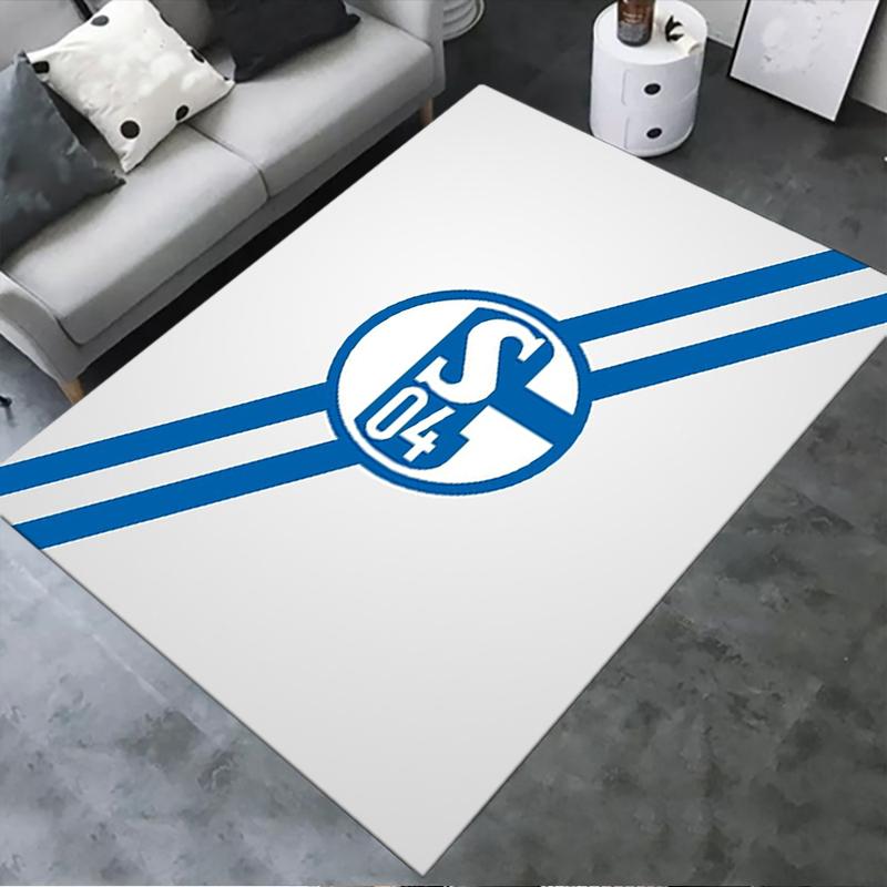 2025 New FC Schalke 04 Carpet Rug for Living Room Bedroom Home Sofa Decoration,Kids play Non-slip Floor Mat50