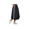adidas Originals Damen Adibreak Knopf Langer Rock Schwarz HC6566