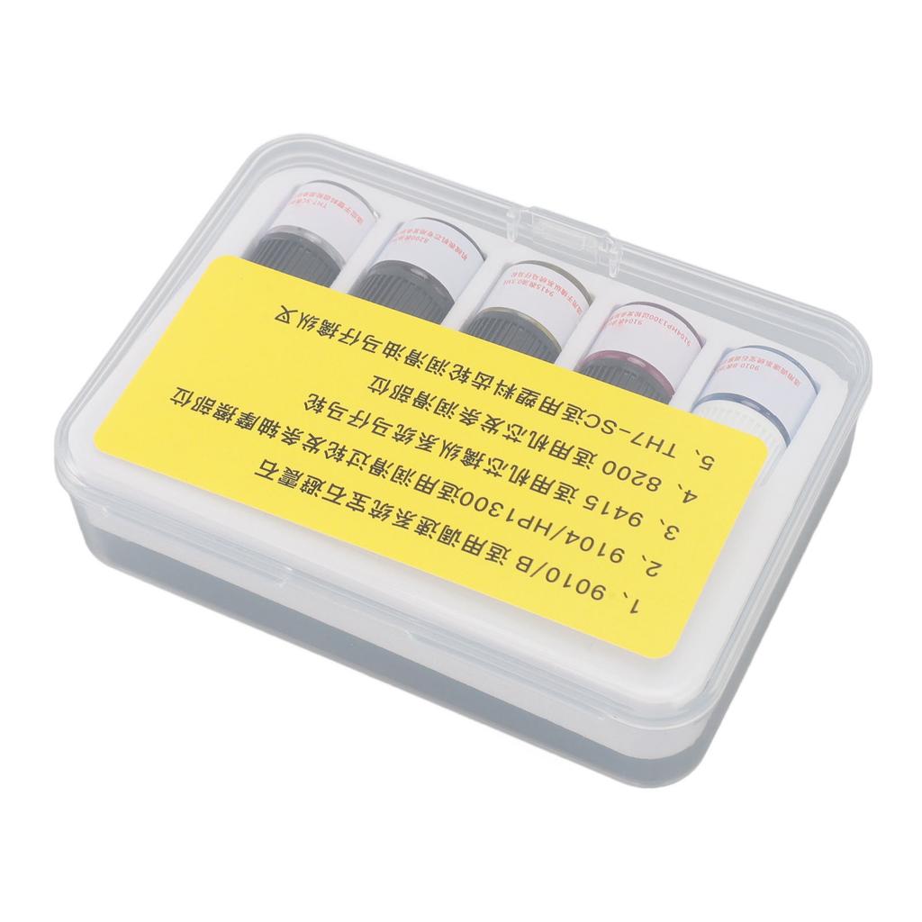 5 peças Relógio Óleo Lubrificante Sintético Ferramenta de Reparo e Manutenção Óleo Mecânico para Relógio com Caneta de Óleo