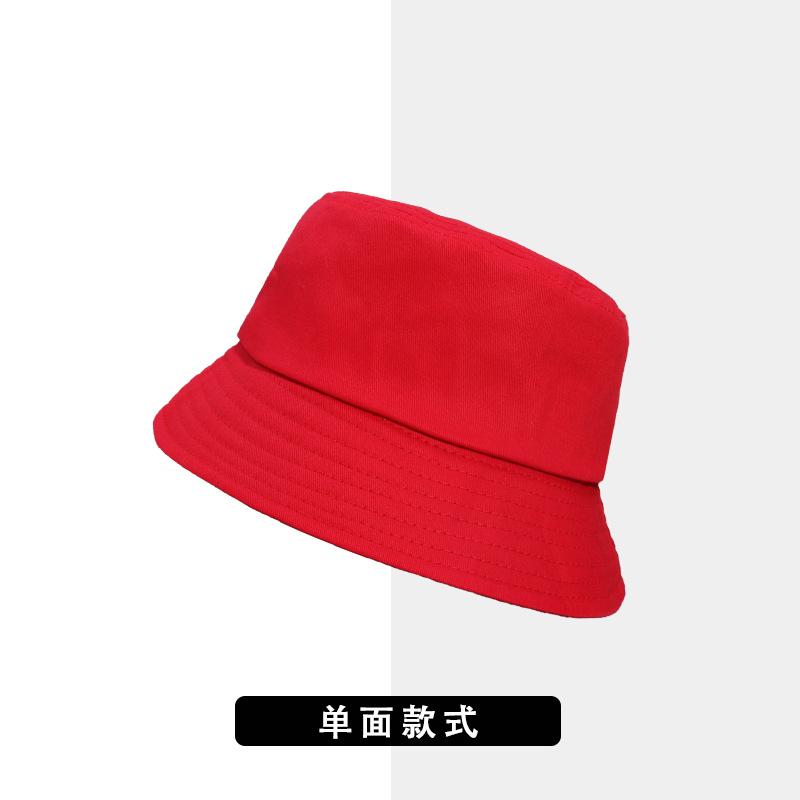 Bucket hat women can wear simple solid colors and versatile sunscreen hats for travel, UV protection basin hats for men