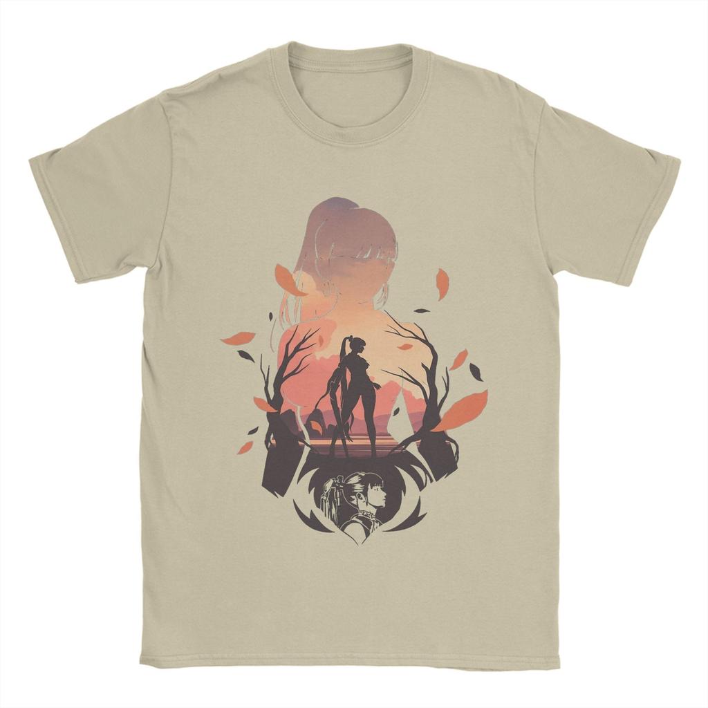 Humor Eve Stellar Blade T-Shirts Herren Rundhals 100% Baumwolle T-Shirt Kurzarm T-Shirts Übergröße Kleidung