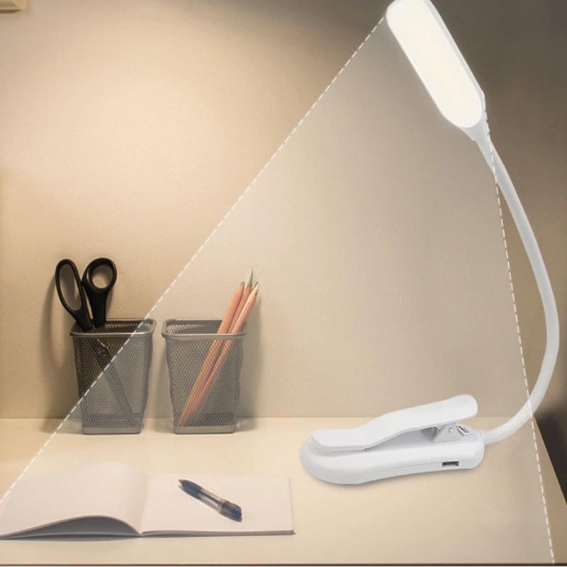 LED Clip-On Reading Lamp for Kids - Eye Protection Night Light