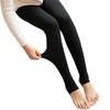 Collants Thermiques en Velours Doublé à Étriers pour Femmes