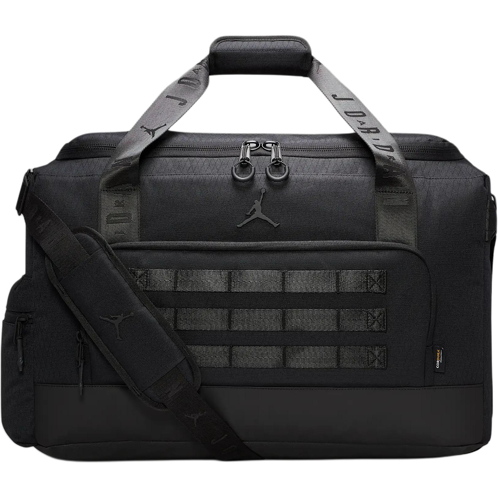 

Jordan Fashion Sports Convenient Zipper Closure Polyester Shoulder Crossbody Travel Bag 44L Unisex bags Black HQ7226-010 Black