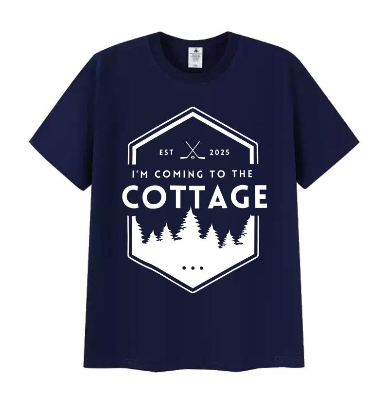 Heated Rivalry Cottage Print T Shirt Men Women Casual Fashion Short Sleeve Tshirts Tops Cotton High Quality Tshirt
