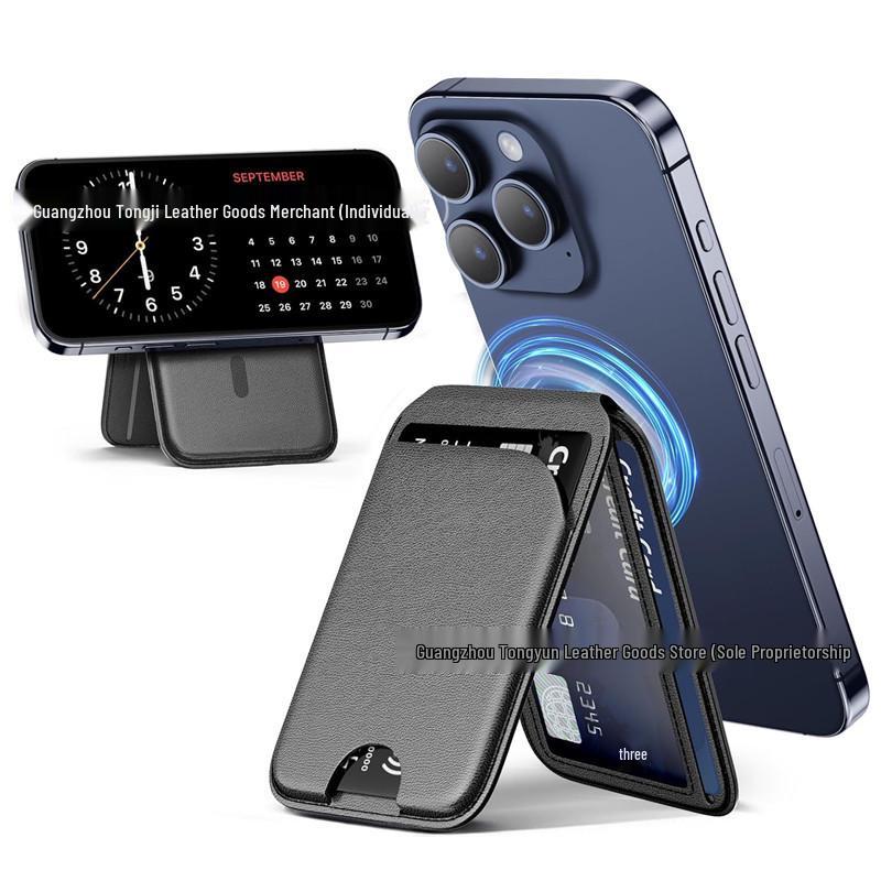 Magnetic Card Holder & Phone Stand - Strong Magsafe Card Sleeve Sticker