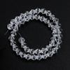 1String 3/4/6/8/10mm Transparent AB Color Crystal Beads Round Square Loose Spacer Glass Beads For DIY Bracelet Necklace Jewelry