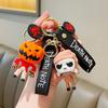Red Hair Festive Clown Keychain Beautiful And Fun For Party Decorations