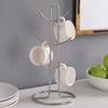 Stainless Steel Water Cup Rack Hanging Design Coffee Cup Holder Kitchen Rack  Home Organization